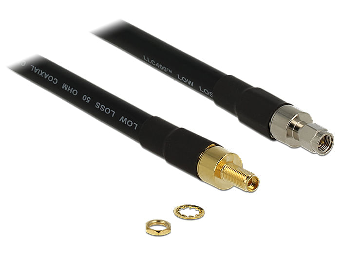 Delock-Cavo-antenna-SMA-maschio--SMA-femmina-CFD400-LLC400-04-m-a-bassa-perdita
