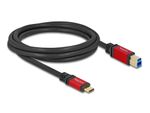 Delock-Cavo-USB-5-Gbps-USB-Type-C-maschio-a-USB-Type-B-maschio-da-2-m-rosso-in-metallo