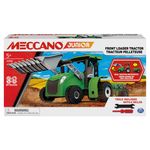 Meccano JUNIOR, Trattore con ruspa, Costruzioni per bambini, 114 pezzi in plastica