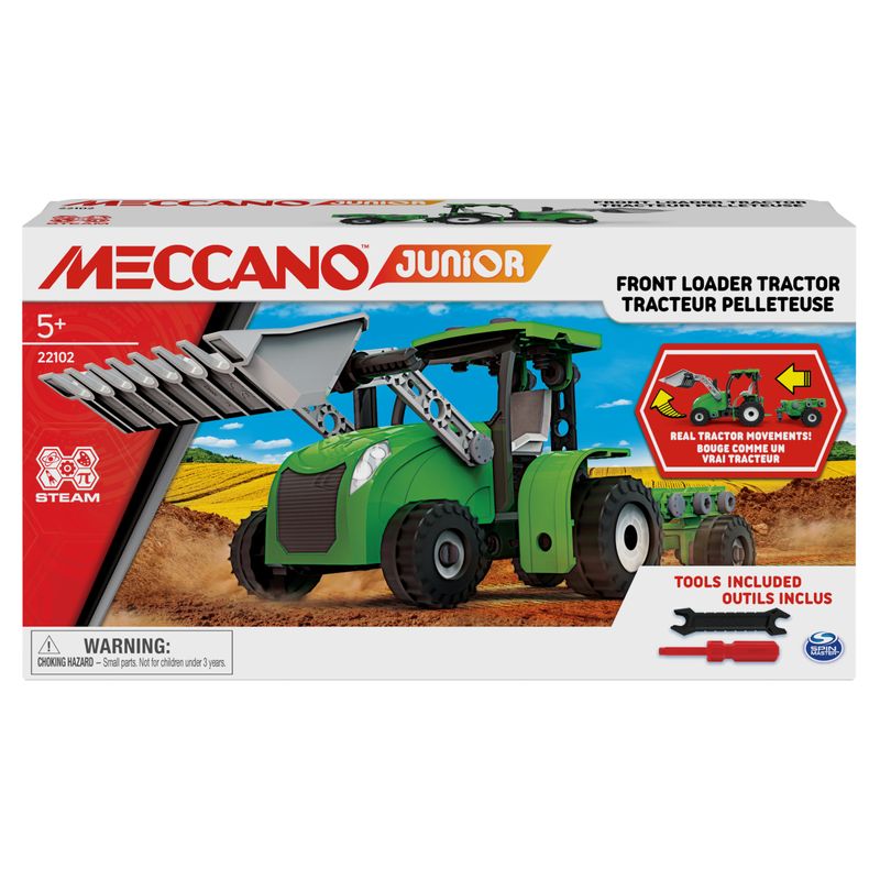 Meccano-Junior-Trattore-con-Ruspa