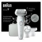 Braun-Silk-epil-9-9-061-Epilatore-Elettrico-Donna-Per-Una-Epilazione-Facile-Pelle-Liscia-a-Lungo-Bianco-Argento