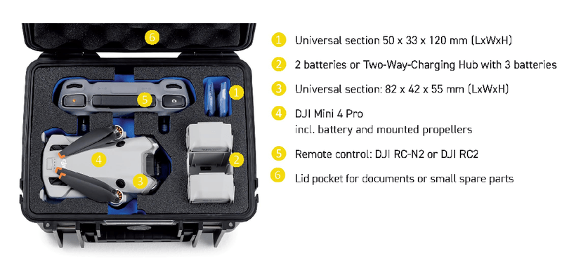 BeW-International-Drone-Case-PP.66-Nero-per-DJI-Mini-4-Pro