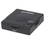 Manhattan 207911 conmutador de vdeo HDMI (HDMI Switch 2-Port 1080p Connects x2 HDMI sources to x1 display Automatic and