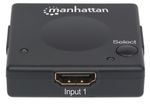 Manhattan-207911-conmutador-de-vdeo-HDMI--HDMI-Switch-2-Port-1080p-Connects-x2-HDMI-sources-to-x1-display-Automatic-and-