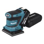 Makita DBO480Z levigatrice portatile Levigatrice orbitale casuale 14000 OPM Nero, Blu 210 W