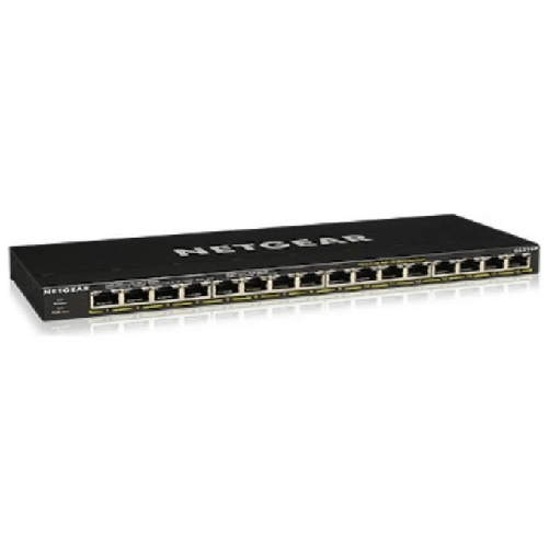 NETGEAR-GS316P-Non-gestito-Gigabit-Ethernet--10-100-1000--Supporto-Power-over-Ethernet--PoE--Nero