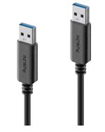 Cavo-Purelink-da-USB-A-a-USB-A---3.1-Gen-1-3A-5G---iSeries---nero---200-m