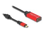 Delock-Adattatore-USB-Type-C-a-HDMI--DP-Alt-Mode--8K-60-Hz-con-funzione-HDR-rosso