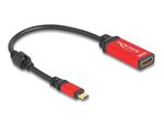 Delock-Adattatore-USB-Type-C-a-HDMI--DP-Alt-Mode--8K-60-Hz-con-funzione-HDR-rosso