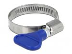 Delock---Schlauchschelle---geeignet-fA¼r-25---40-mm-Schlauch---Blau--Packung-mit-5---19515-