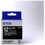 Epson-Nastro-fondo-Lucido-Nero-per-testo-Bianco-12-9-LK-4BWV