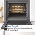 Bosch-Serie-6-HRG5180S0-forno-71-L-3600-W-A-Nero-Acciaio-inossidabile