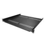 StarTech.com Ripiano rack per server 1U, ripiano a sbalzo ventilato per montaggio a rack/armadio da 19", acciaio