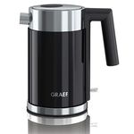 Graef WK402 bollitore elettrico 1 L Nero, Acciaio inossidabile