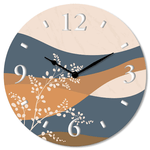 Lupia - Lupia - Orologio da Parete in Legno ecologico, con stampa ORIENTAL STYLE BEIGE, 32x32 cm