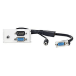 Vivolink WI221270 presa energia HDMI  VGA  3.5mm Bianco (Outlet Panel HDMI  VGA  AUD - . - Warranty 12M)