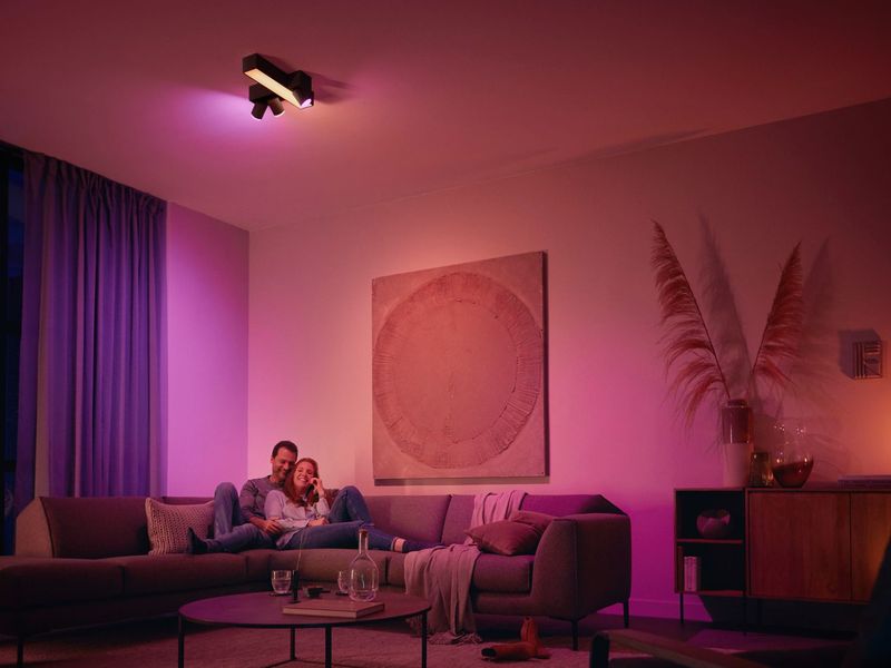 Philips-Hue-White-and-Color-ambiance-Centris-Plafoniera-Smart-Cross--3-punti-luce-GU10--LED-Integrato--Nera-in-Alluminio