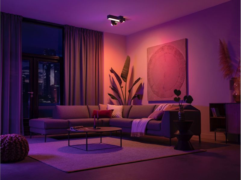 Philips-Hue-White-and-Color-ambiance-Centris-Plafoniera-Smart-Cross--3-punti-luce-GU10--LED-Integrato--Nera-in-Alluminio