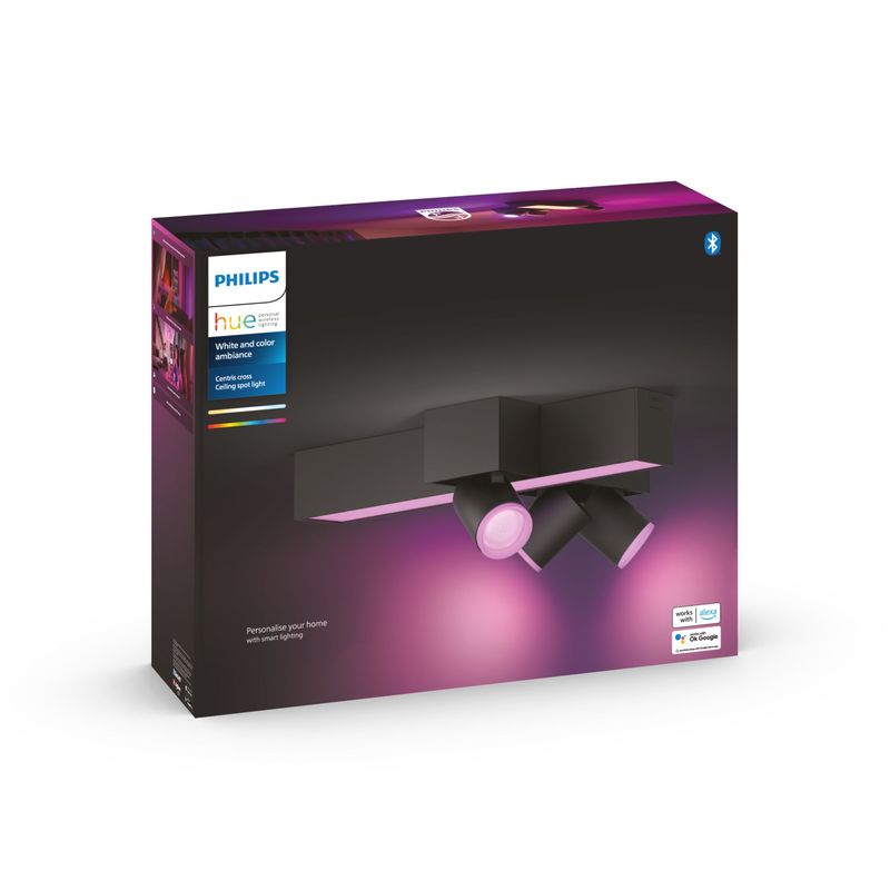 Philips-Hue-White-and-Color-ambiance-Centris-Plafoniera-Smart-Cross--3-punti-luce-GU10--LED-Integrato--Nera-in-Alluminio
