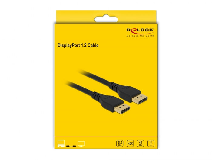 Delock-Cavo-DisplayPort-8K-60Hz-5m-senza-funzione-snap-in