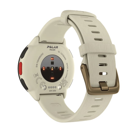 Polar-Pacer-305-cm--1.2--MIP-45-mm-Digitale-240-x-240-Pixel-Bianco-GPS--satellitare-