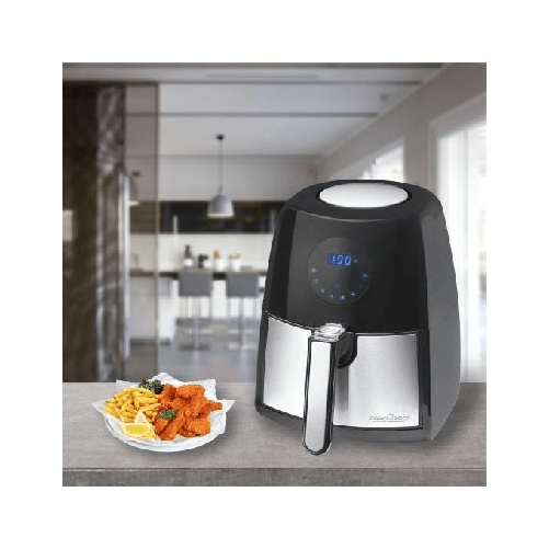 ProfiCook-PC-FR-1147-H-Singolo-25-L-Indipendente-1500-W-Friggitrice-ad-aria-calda-Nero-Stainless-steel