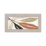 Lupia - Quadro moderno, per soggiorno camera da letto, con cornice BOSTON colore BEIGE, 28x57 cm