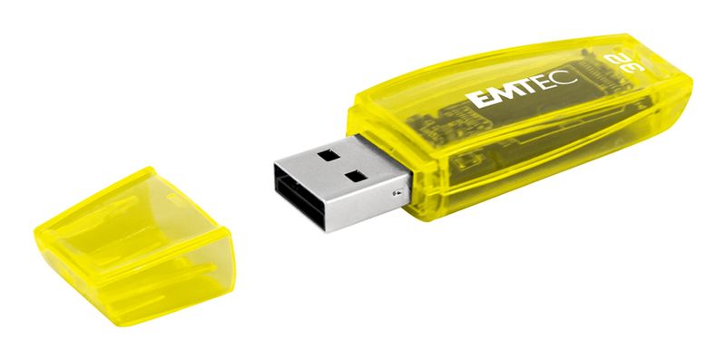 Emtec-C410-Neon-unita-flash-USB-8-GB-USB-tipo-A-2.0-Arancione-Rosa-Giallo