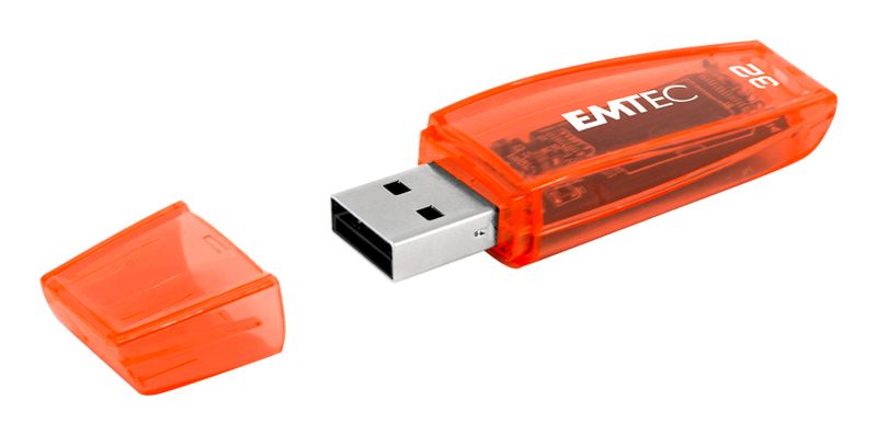 Emtec-C410-Neon-unita-flash-USB-8-GB-USB-tipo-A-2.0-Arancione-Rosa-Giallo