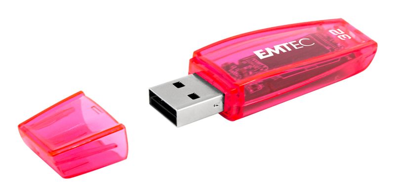 Emtec-C410-Neon-unita-flash-USB-8-GB-USB-tipo-A-2.0-Arancione-Rosa-Giallo