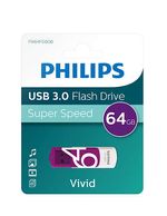 Philips-FM64FD00B-unitA -flash-USB-64-GB-USB-tipo-A-3.2-Gen-1--3.1-Gen-1--Porpora-Bianco