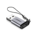 Ugreen 50533 adattatore per inversione del genere dei cavi USB A USB C Argento