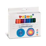 Primo 604JUMBO24 marcatore Multicolore 24 pz