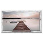 Lupia - Lupia - Quadro moderno su Tela con Cornice stampata, NEWEXT 75x135 cm LAKE VIEW