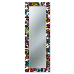 Lupia - Specchio da parete lungo moderno Mirror Fantasy VOYAGER POP 52x152 cm con cornice stampata