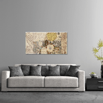 Lupia - Lupia Quadro Moderno Stampa su Vetro Temperato GLASS COMPOSITION STYLE KLIMT Alta Definizione e