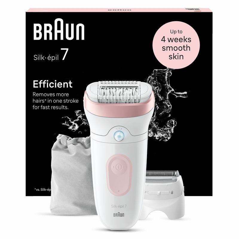 Braun-Silk-epil-7-7-030-Epilatore-Elettrico-Donna-Per-Una-Epilazione-Semplice-Bianco-Rosa