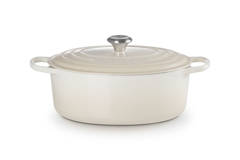 Le-Creuset-Cocotte-Ovale-Evolution-in-Ghisa-Vetrificata-31cm-Meringue