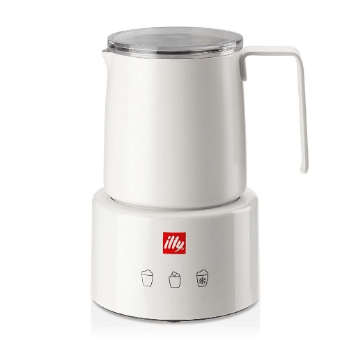 Illy-Milk-Frother-Montalatte-Elettrico-per-Schiuma-Latte-Calda-e-Fredda-e-Cioccolata-Calda