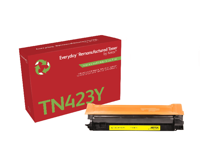 Everyday-Toner-rigenerato--di-Xerox-Giallo-compatibile-con-Brother-TN423Y-High-capacity--HIGH-YIELD-YELLOW-TONER-CRTG-EQ