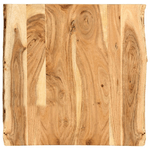 vidaXL Piano del Tavolo in Legno Massello di Acacia 58x(50-60)x2,5 cm