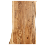 vidaXL Piano del Tavolo in Legno Massello di Acacia 100x(50-60)x2,5 cm