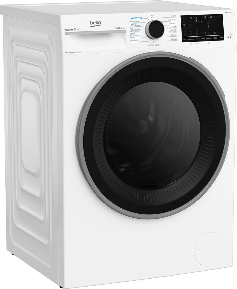 Beko-BDT510744S-lavasciuga-Libera-installazione-Caricamento-frontale-Bianco-D