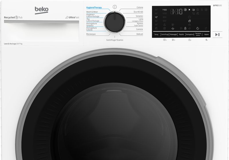 Beko-BDT510744S-lavasciuga-Libera-installazione-Caricamento-frontale-Bianco-D