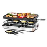 Rommelsbacher RC 1400 griglia per raclette 8 persona(e) 1200 W Acciaio inossidabile