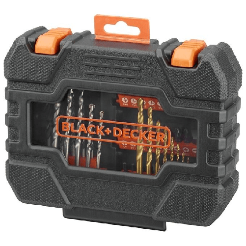 Stanley-B-D-Black---Decker-BLACK-DECKER---Set-per-trapano-A7232-XJ-colore--Nero-1-pezzo-Adattatore-per-trapani