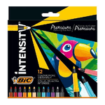 BIC-Intensity-Premium-marcatore-Fine-Nero-Blu-Verde-Azzurro-Arancione-Viola-Rosso-Colore-vaniglia-Viola-Bianco