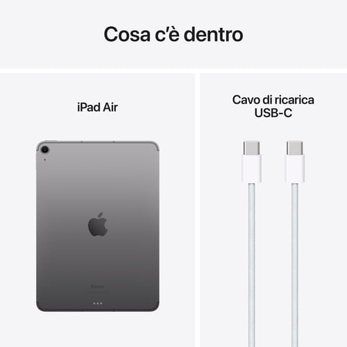 Apple-iPad-Air-11---512Gb-Wi-Fi---Cellular-6ª-Generazione-Grigio-Siderale-Italia