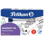 Pelikan-741-evidenziatore-10-pz-Tipo-di-punta-Blu