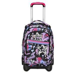 Seven 200102401-899 zaino Zaino scolastico Multicolore Poliestere